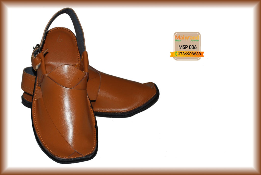 MSP006 New Hand Made Leather Peshawri Chappal