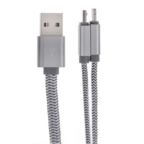 کابل شارژ LDNIO LC86 USB 2 در 1 برای IOS / Android