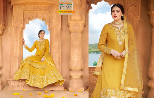 LC1080 لباس محفلی هندی از برند یور چوآیس