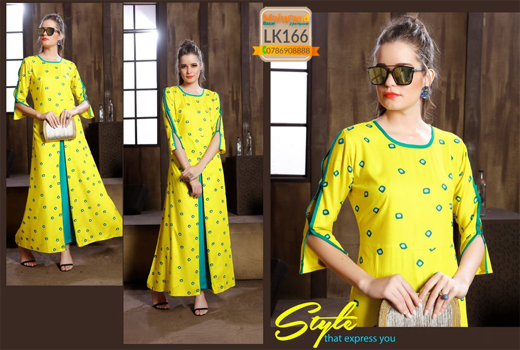 LK166 Shafanaz Kurtis