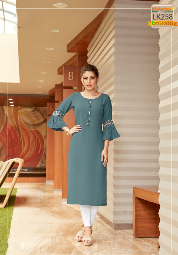 LK258 Mittoo Long Kurtis & Legging