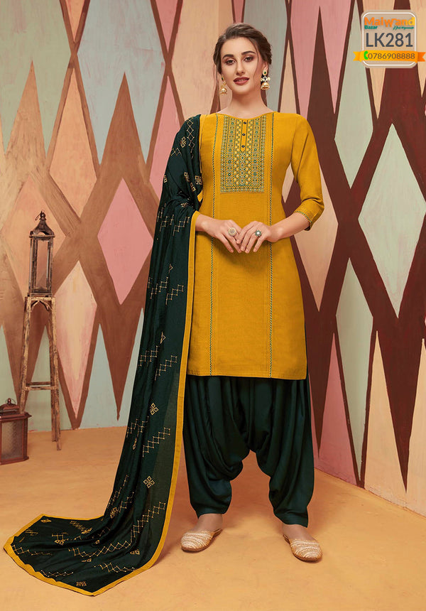 LK281 Kessi Patiyala Full Stitched