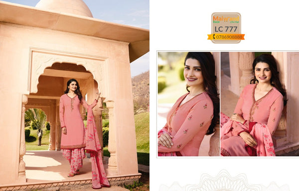LC777 لباس پنجابی کریپ از برند وینای