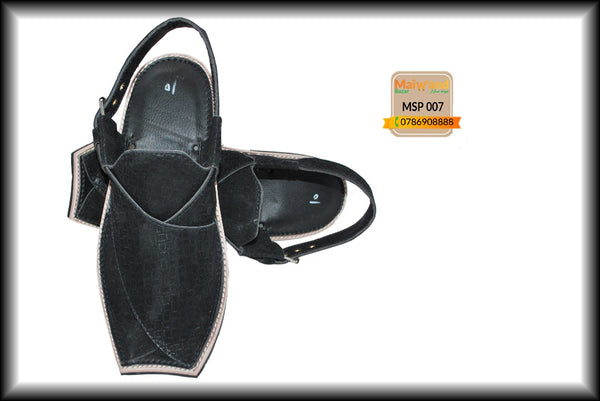 MSP007 New Hand Made Leather Peshawri Chappal