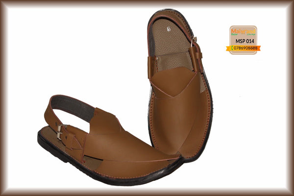 MSP014 نوی لاس جوړ شوی چرمی پشاوري چپل