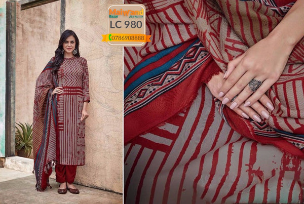 LC980 Shahnaz Arts Gulshan Pashmina