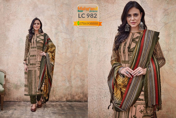 LC982 Shahnaz Arts Gulshan Pashmina