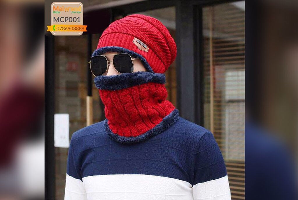 MCP001 Men's Winter Cap Red Color