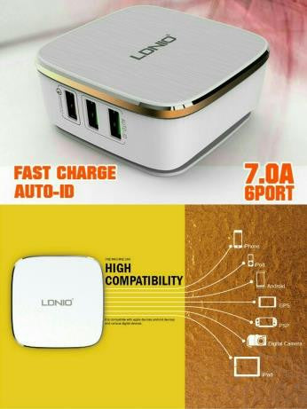 LDNIO A6704 Qualcomm Fast Quick Charger